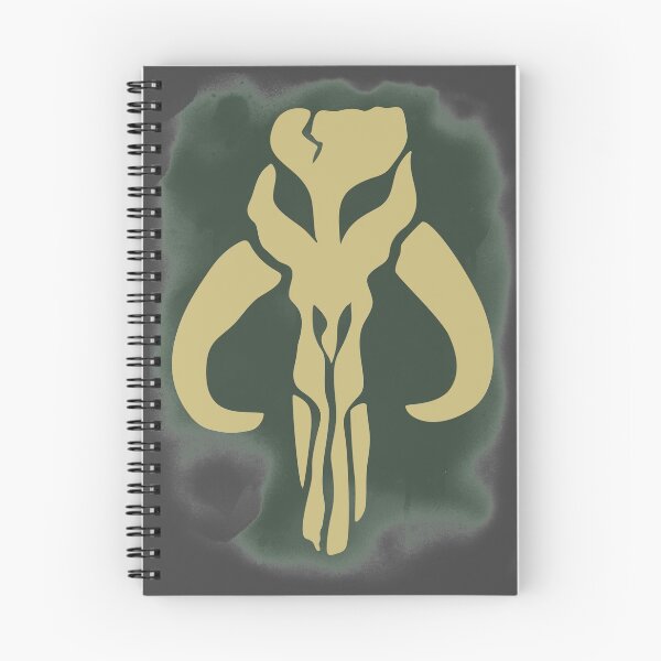 Item preview, Mandalorian Skull - Yellow with spray paint designed and sold by BRU Design.