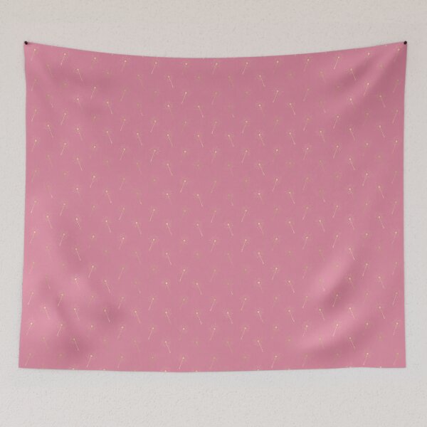 Item preview, Golden magic wand on pink background designed and sold by AnnieHochmann.