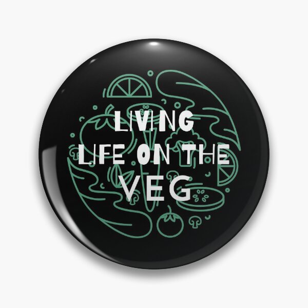 Item preview, Living Life on the Veg | Veganuary Vegans designed and sold by FitFabFunny.