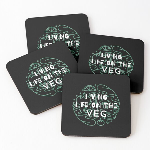 Item preview, Living Life on the Veg | Veganuary Vegans designed and sold by FitFabFunny.