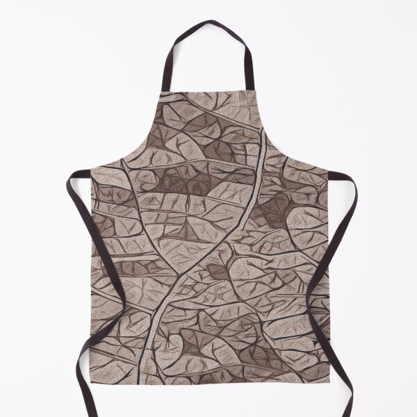 Item preview, Simplistic leaf structure mosaic - cold brown designed and sold by SulkaCreative.