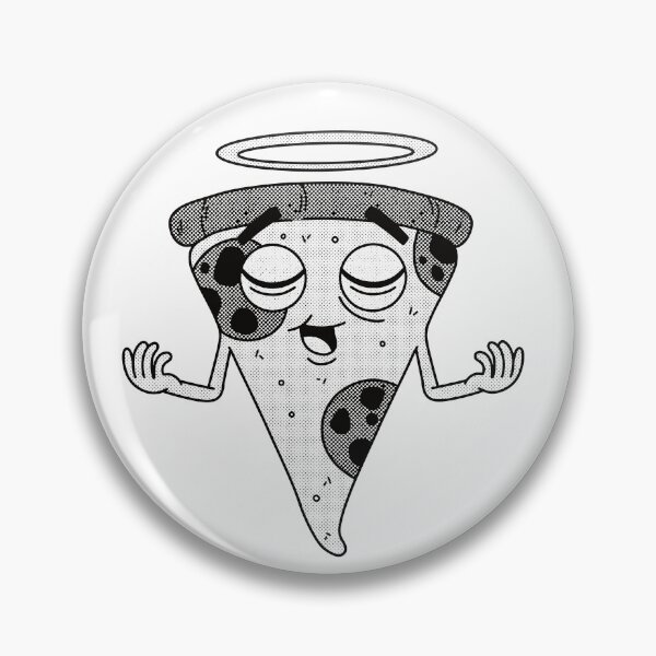 Artikelvorschau, Scared Pizza Slice entworfen und verkauft von Piztees.