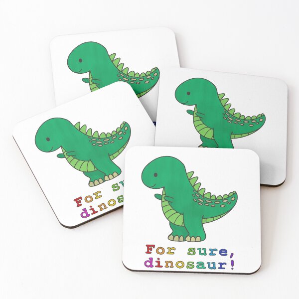 Item preview, For Sure, Dinosaur! Aytpical Zahid Quote designed and sold by Monsterful Reads.