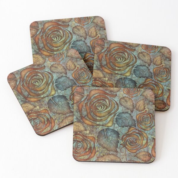Item preview, Roses pattern orange version designed and sold by TheDrawingJoker.