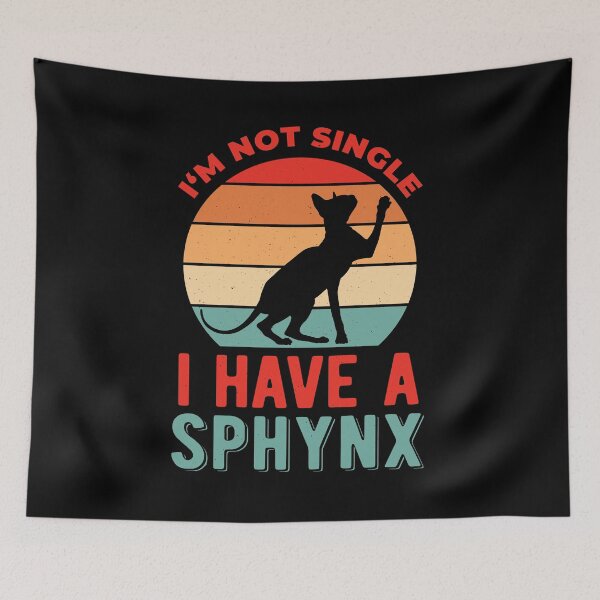 Item preview, Funny Sphynx Cat designed and sold by artworkbyrihen.