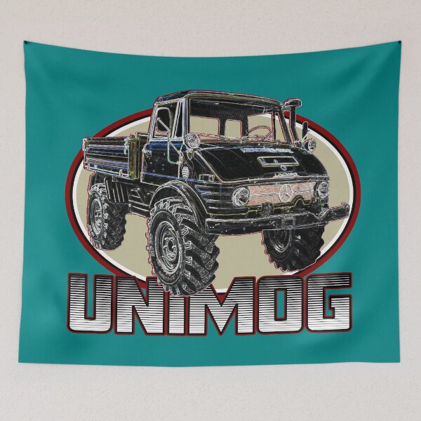 Item preview, UNIMOG oldschool (mint background) designed and sold by Groenendijk.