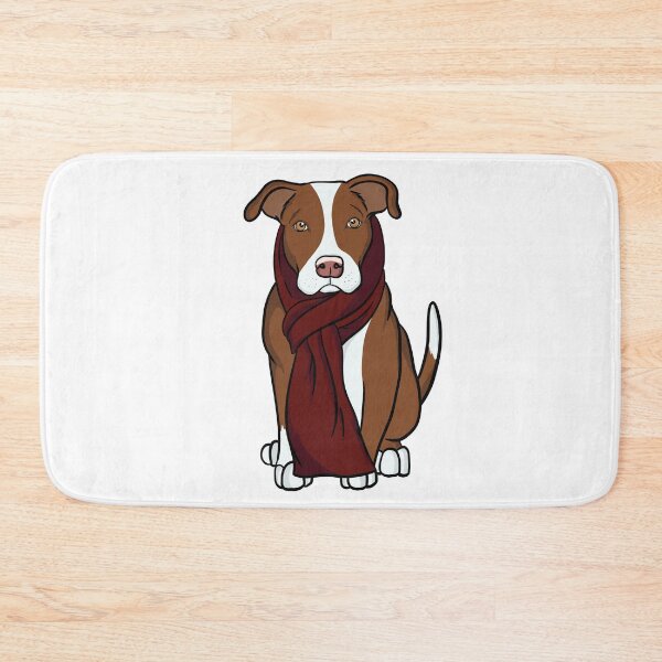 Item preview, Pit Bull with Red Scarf  designed and sold by rmcbuckeye.