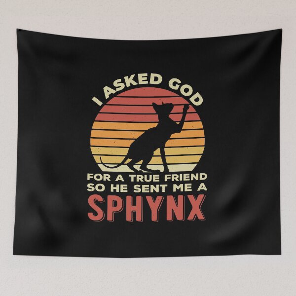 Item preview, Funny Sphynx Cat designed and sold by artworkbyrihen.