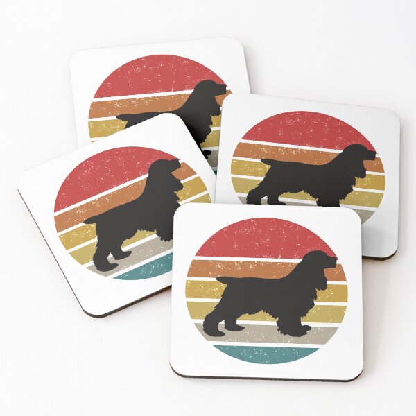 Aperçu de l'œuvre rétro vintage cocker spaniel créée et vendue par Babmk.