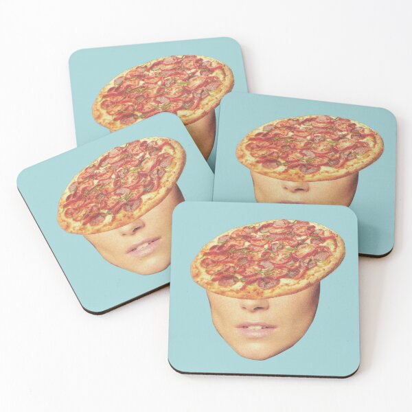 Item preview, Pizza Face Collage designed and sold by Pob Hosking.