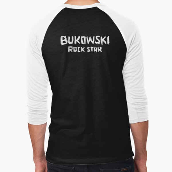 TheLaborCamp Dodgers / Charles Bukowski 3/4 Sleeve Baseball Tee