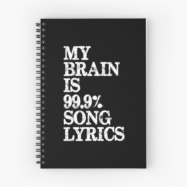 Item preview, Music Lover Gifts - My Brain is 99 Song Lyrics Funny & Cool T-Shirt designed and sold by momenus.