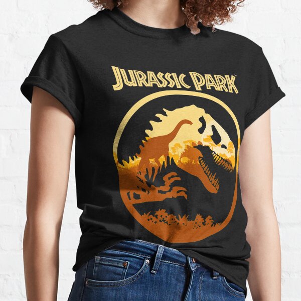 Jurassic Park Logo Verlaufsfüllung Classic T-Shirt