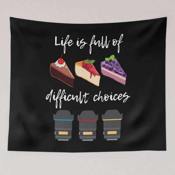 Item preview, LIFE IS FULL OF IMPORTANT CHOICES - photography, cake designed and sold by NiceSign.
