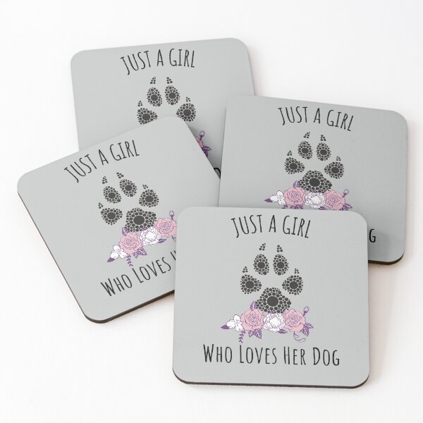 Item preview, Just a Girl Who Loves Her Dog - Unique Gift Ideas for Dog Owners designed and sold by TrueFit Essentials.
