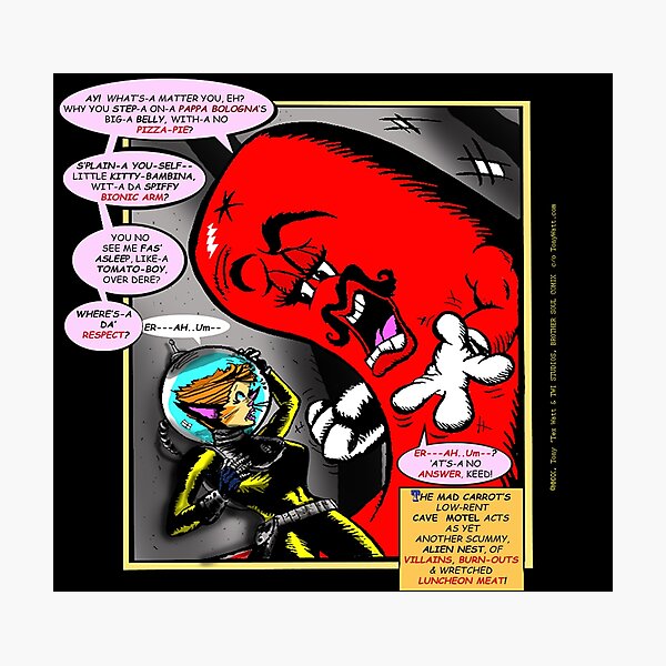 Brother Soul Comic Magazine Super Special ( Page Pop-Art Sample #78 ) Photographic Print