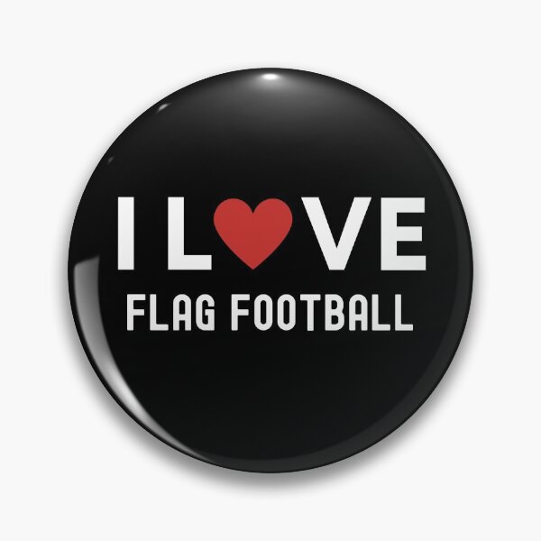 Item preview, I love Flag football designed and sold by Happy-PrintZ.