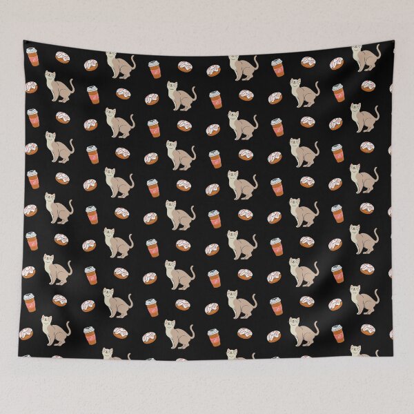 Item preview, Cat Mother Coffee Lover - Doughnut set designed and sold by BohoMoon.
