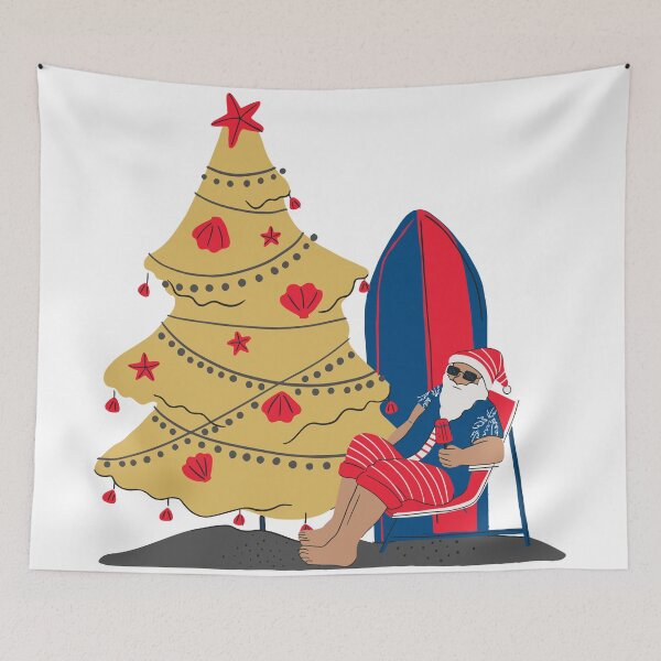 Item preview, Ho Ho Holidaying Santa (Golden Tree) designed and sold by Rosinda.