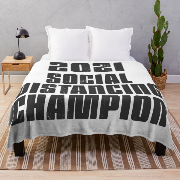 Item preview, 2021 Social Distancing Champion blk designed and sold by arendbotha.