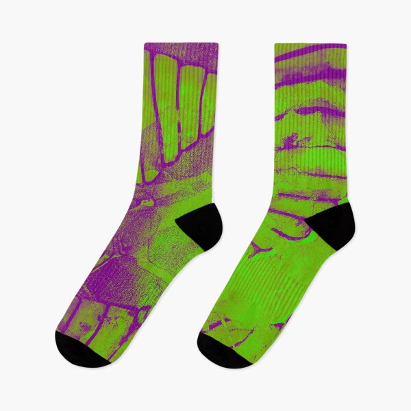 Item preview, Neon Colorful Lime Green Alien Skeleton designed and sold by iamstevivaughn.