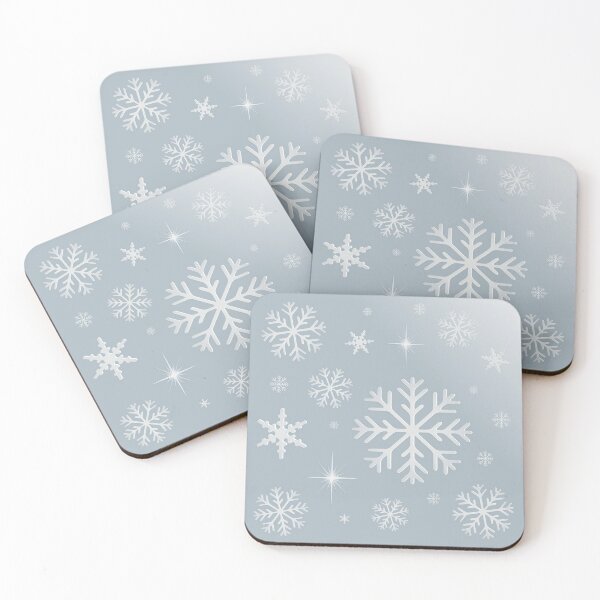 Item preview, Snowflake Background - Silver designed and sold by serenaking.