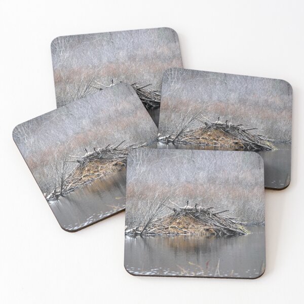 Item preview, Canada Geese infiltrate the beaver lodge designed and sold by Epiphany27Photo.