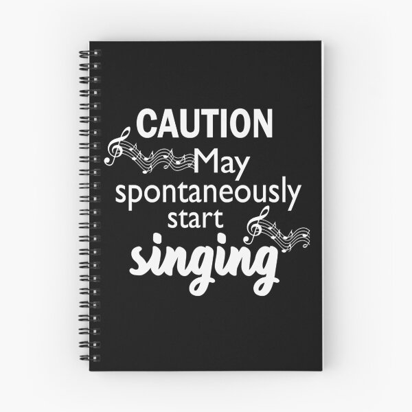 Item preview, Singing Music Lover T Shirt Gift - Caution May Start Singing T-Shirt designed and sold by momenus.