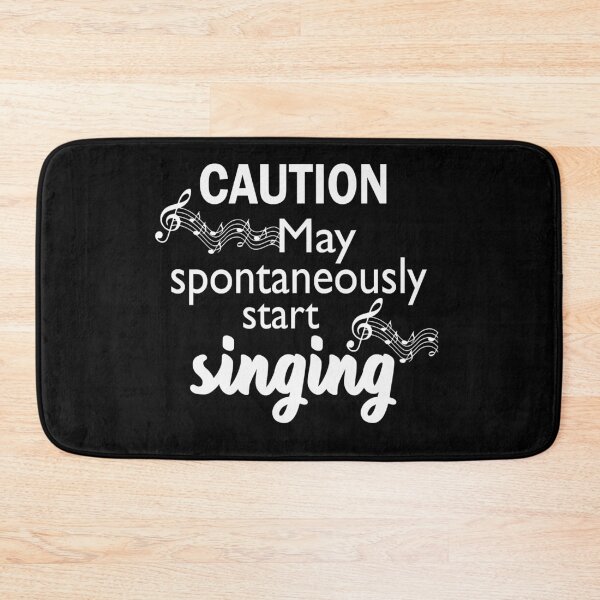 Item preview, Singing Music Lover T Shirt Gift - Caution May Start Singing T-Shirt designed and sold by momenus.