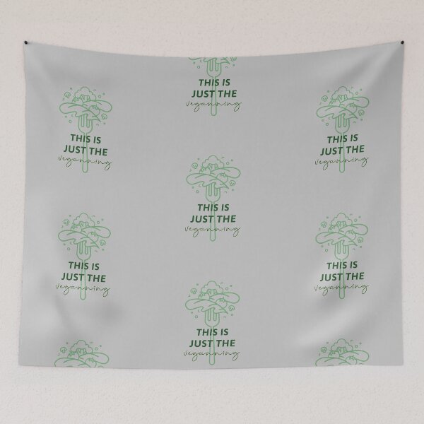Item preview, This is just the veganning | Veganuary Vegans designed and sold by FitFabFunny.