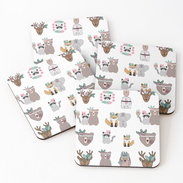 Item preview, Boho Animals  designed and sold by Dollfacedesign.