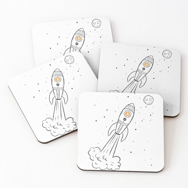 Item preview, Bitcoin to the moon designed and sold by WallStreetBull.