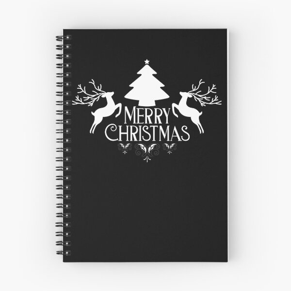 Artikelvorschau, Frohe Weihnachten Baum Rentiere Weihnachten Weiß entworfen und verkauft von RGVDesigns.
