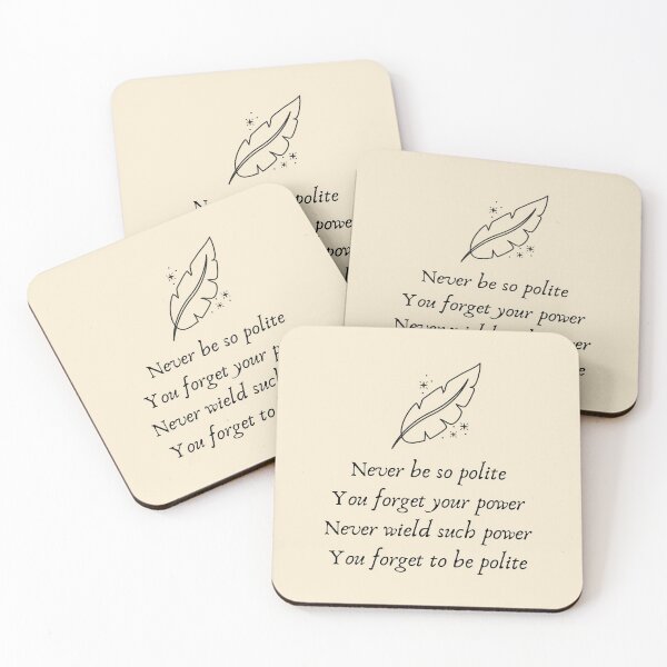 Item preview, Power and Politeness | Marjorie designed and sold by BloompodDesigns.