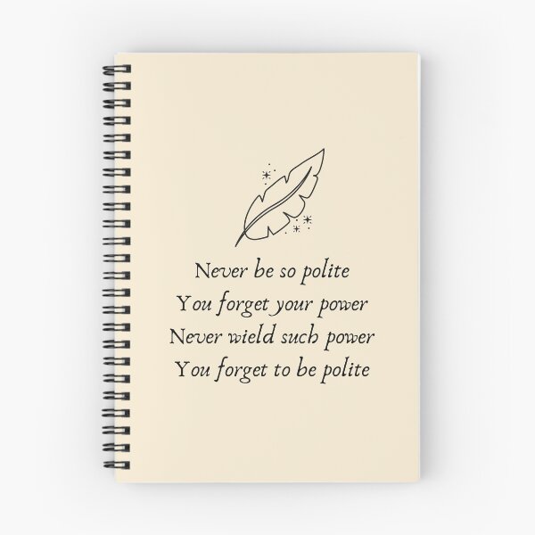 Item preview, Power and Politeness | Marjorie designed and sold by BloompodDesigns.
