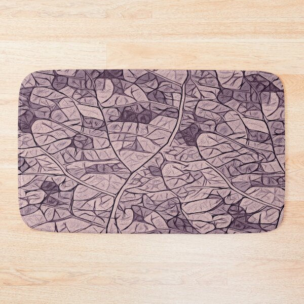 Item preview, Simplistic leaf structure mosaic - purple designed and sold by SulkaCreative.
