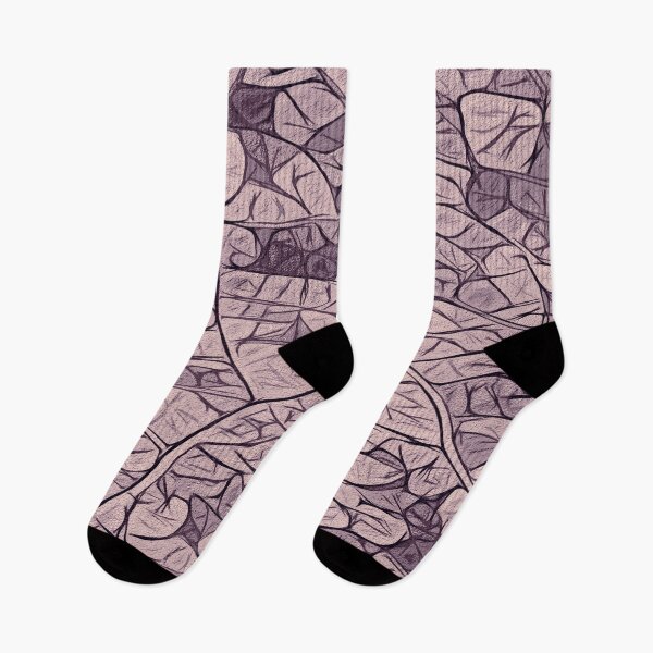 Item preview, Simplistic leaf structure mosaic - purple designed and sold by SulkaCreative.