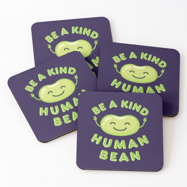 Item preview, Be a Kind Human Bean Cute Kawaii Bean Lover designed and sold by jaygo.