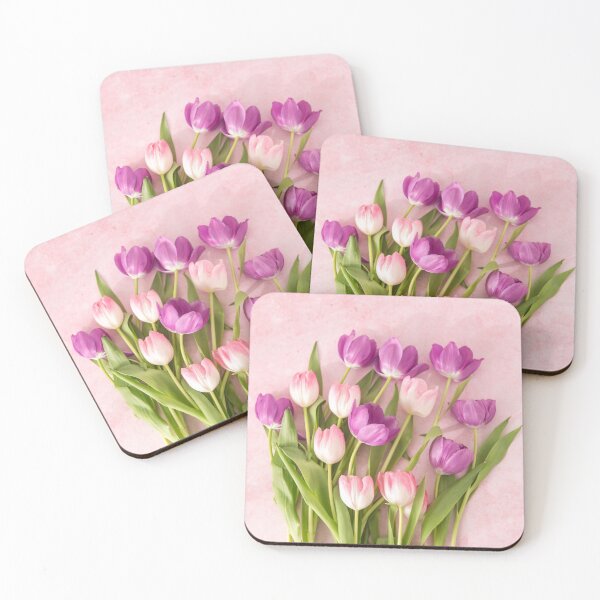 Item preview, Spring tulips flatlay designed and sold by Zoe Power.