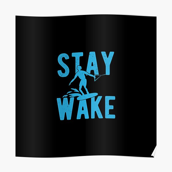 Funny Wakeboarding Poster