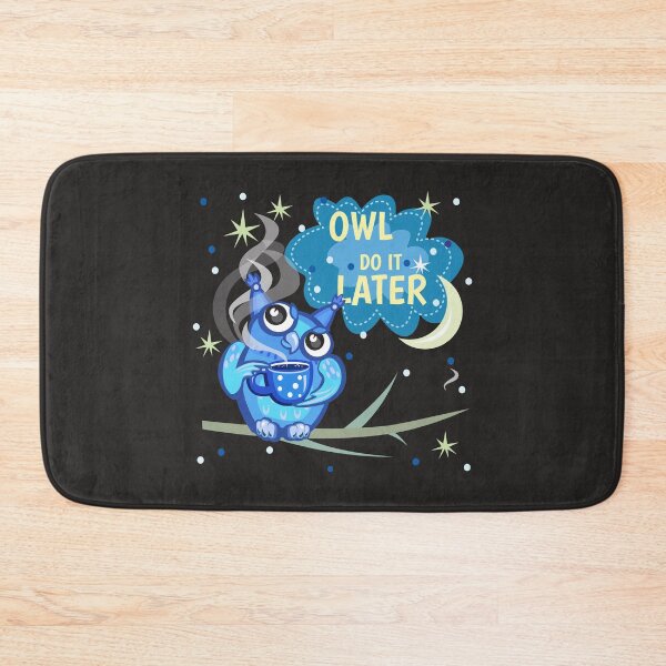 Item preview, Owl do it later designed and sold by Mande Arts.