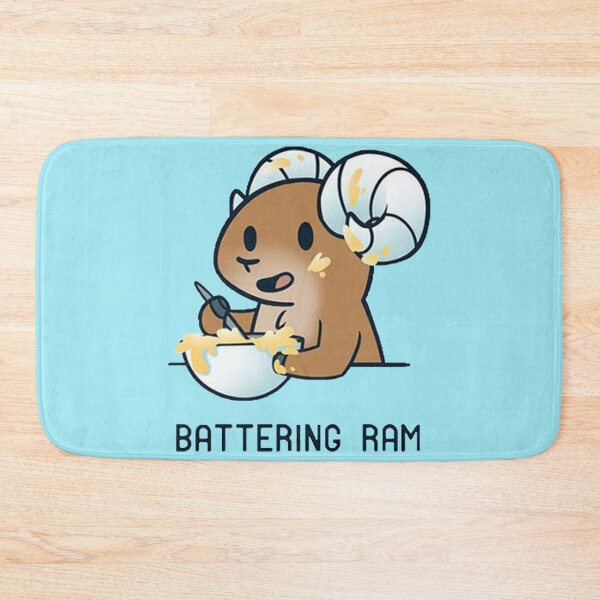 Item preview, Battering Ram Cartoon Pun designed and sold by 14Smith15.