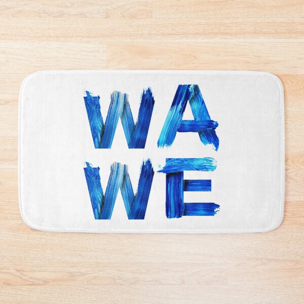 Item preview, Wave Nautical Water Letters Surfers Gift for Divers Sea Lovers Ocean Lovers designed and sold by Nathalie Aynié.