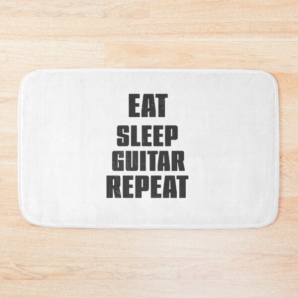 Item preview, Eat Sleep Guitar Repeat blk designed and sold by arendbotha.
