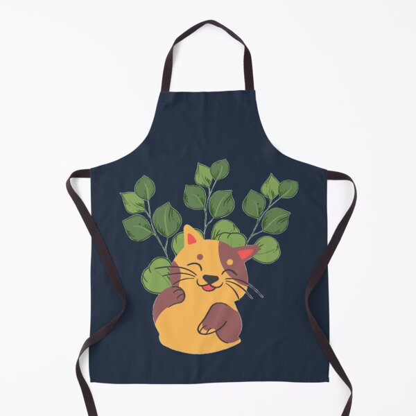 Item preview, Cute cat with leaves Apparels and Home Products designed and sold by Taharat Tazrin.
