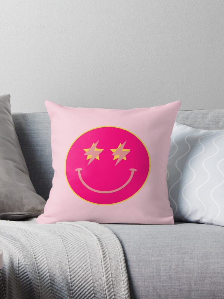 pink star cushion
