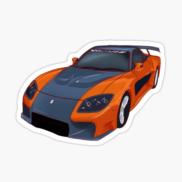 Han's rx7 tokyo drift - Han - Sticker