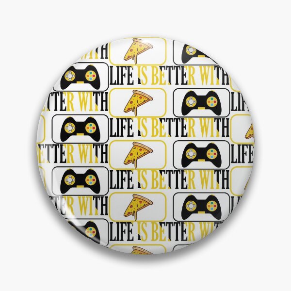 Item preview, Life Is Better With Pizza And Gaming designed and sold by YAHIA-14.