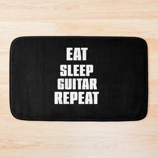 Item preview, Eat Sleep Guitar Repeat White white designed and sold by arendbotha.