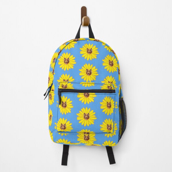 Item preview, Jolly Collie Yellow Sunflower Blossom designed and sold by Deborah Camp.